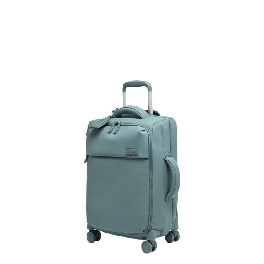 Bagages Lipault Valise 4 Roues Souple | Valise Cabine 55Cm Lost In Berlin Lipault Bleu