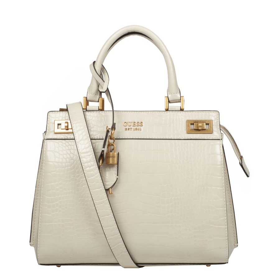 Femme Guess Sac Porte Main | Sac A Main Eggshell Katey