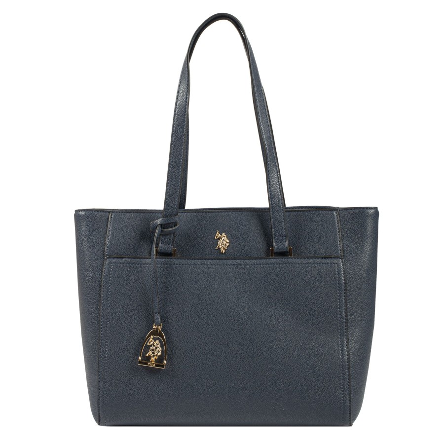 Femme Us Polo Sac Porte Epaule | Shopping Jones Us Polo Bleu