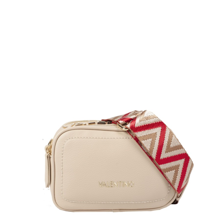 Femme Valentino Sac Porte Bandouliere / Porte Travers | Sac Travers Sled Valentino Beige