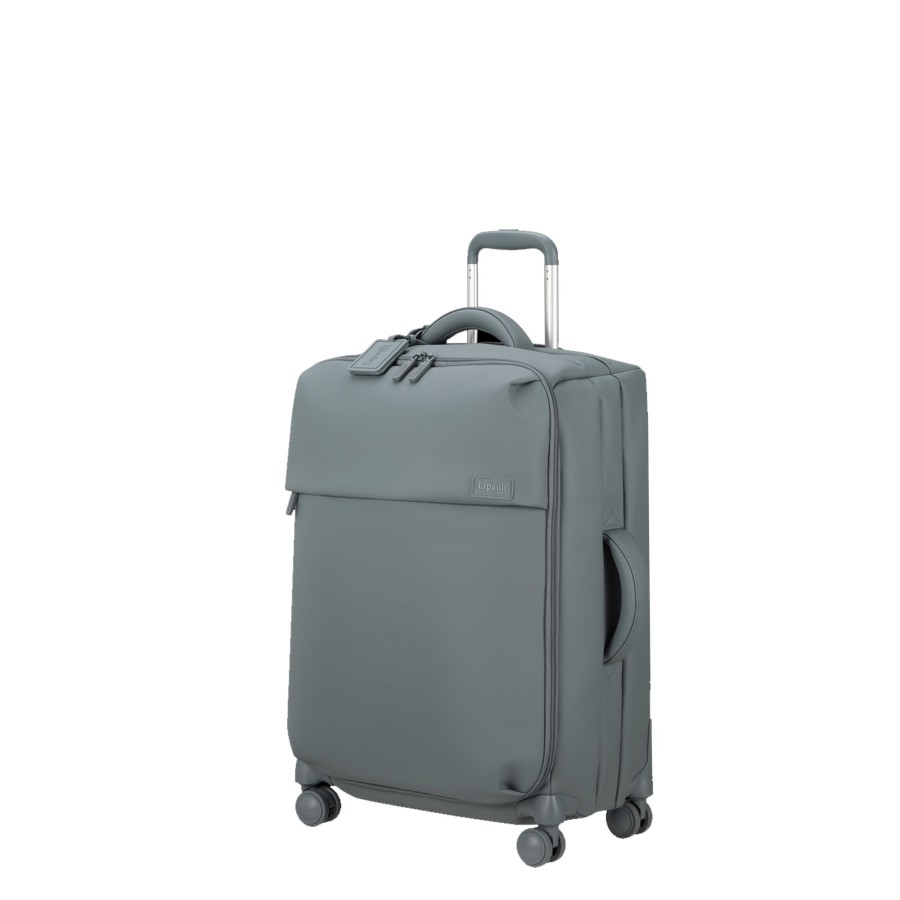 Bagages Lipault Valise 4 Roues Souple | Valise 66Cm Lost In Berlin Lipault Gris