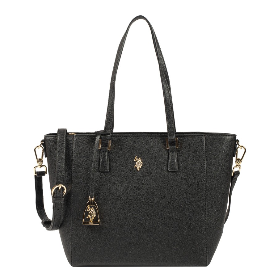 Femme Us Polo Sac Porte Epaule | Shopping Jones Us Polo Noir