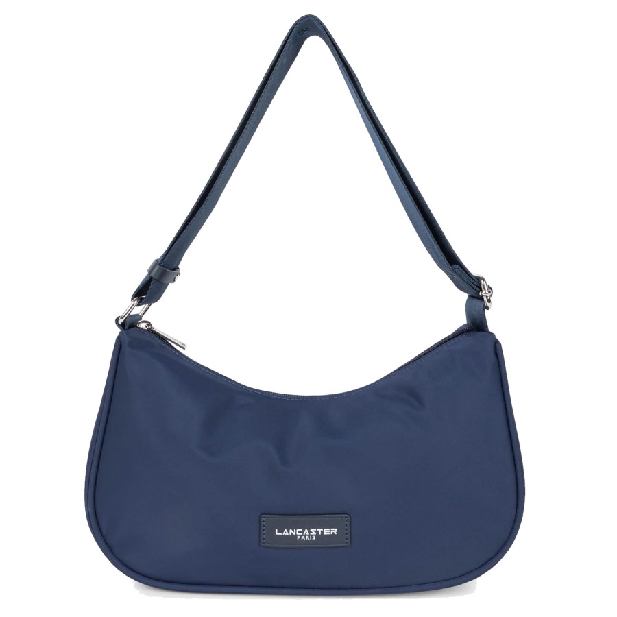 Femme Lancaster Sac Porte Epaule | Sac Besace Basic Vita Lancaster Bleu