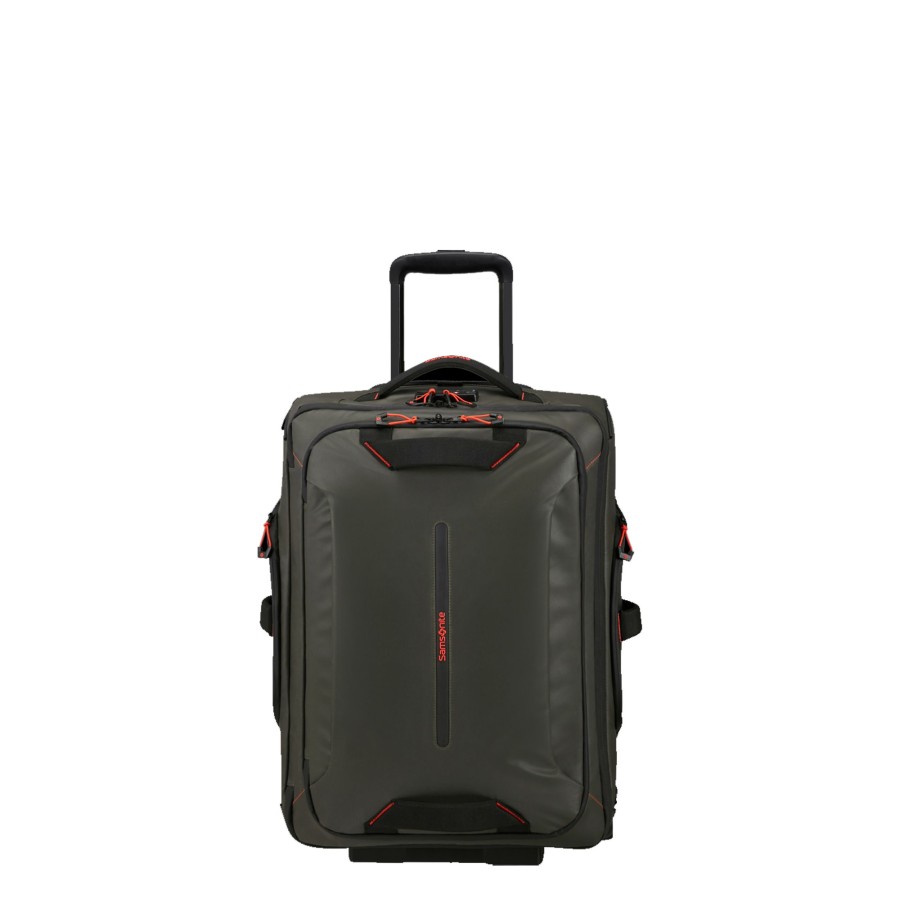 Femme Samsonite Sac A Dos | Sac De Voyage Cabine 55Cm A Roulettes Ecodiver Samsonite Kaki