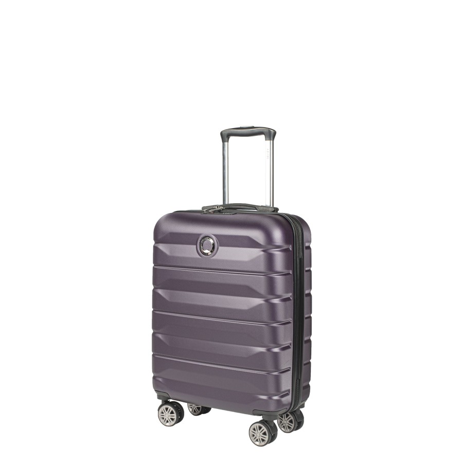 Bagages Delsey Valise 4 Roues Rigide | Valise Cabine Slim 55Cm Air Armour Delsey Violet