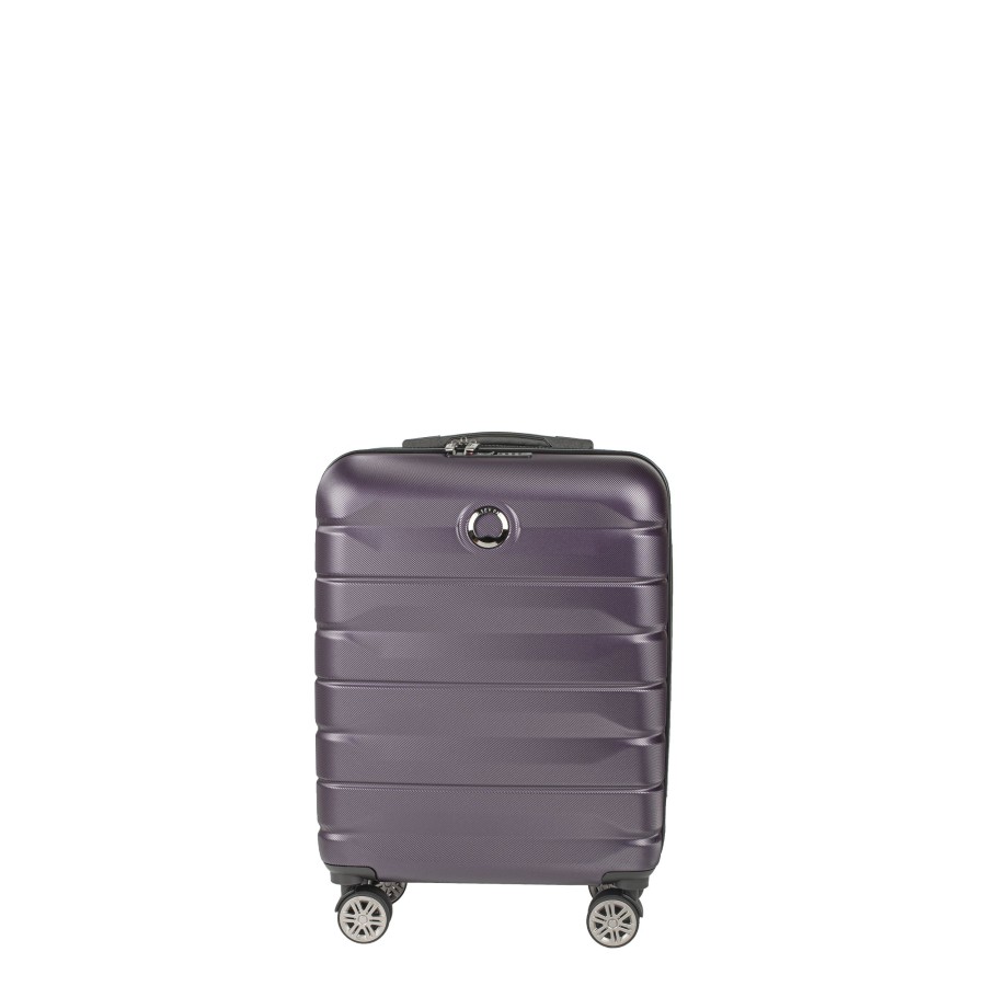 Bagages Delsey Valise 4 Roues Rigide | Valise Cabine Slim 55Cm Air Armour Delsey Violet