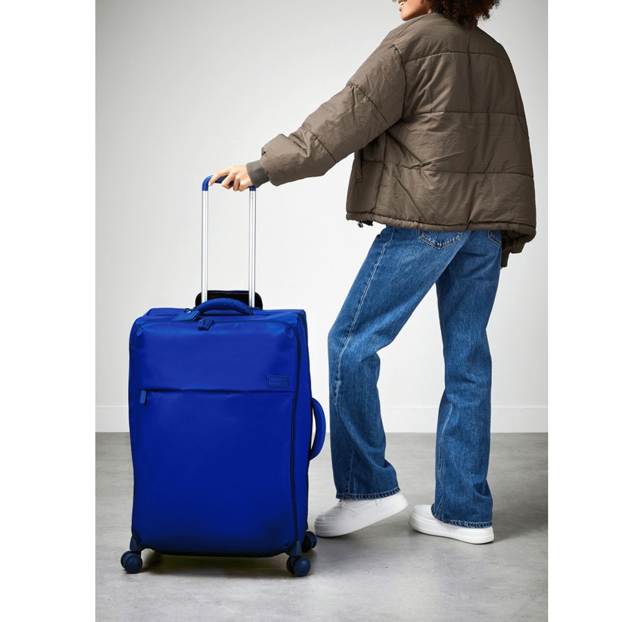 Bagages Lipault Valise 4 Roues Souple | Valise 70Cm Plume Lipault Bleu