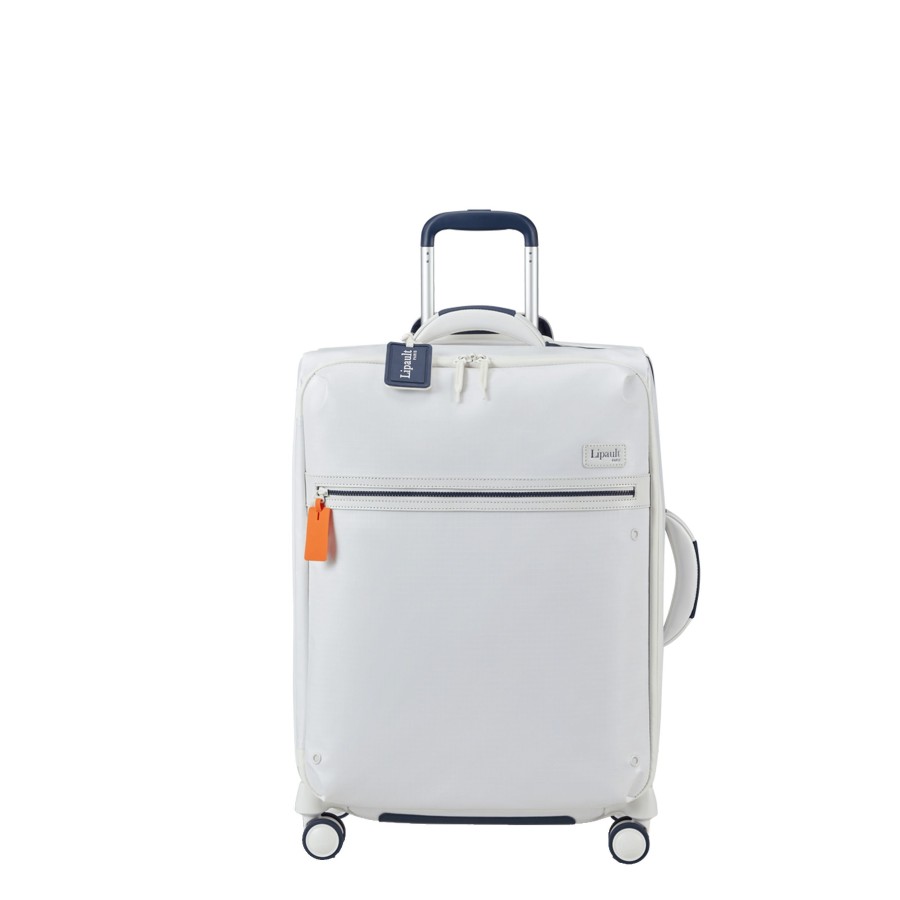 Bagages Lipault Valise 4 Roues Souple | Valise 63 Cm Design Lab Lipault Blanc