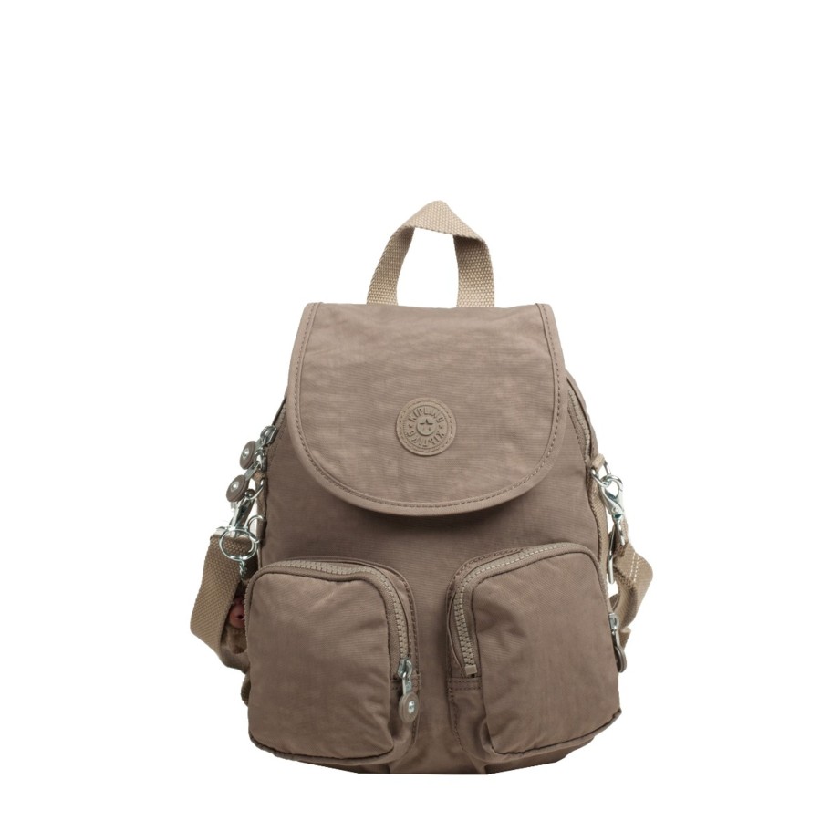 Femme Kipling Sac A Dos | Petit Sac A Dos Firefly Up Basic Kipling Beige