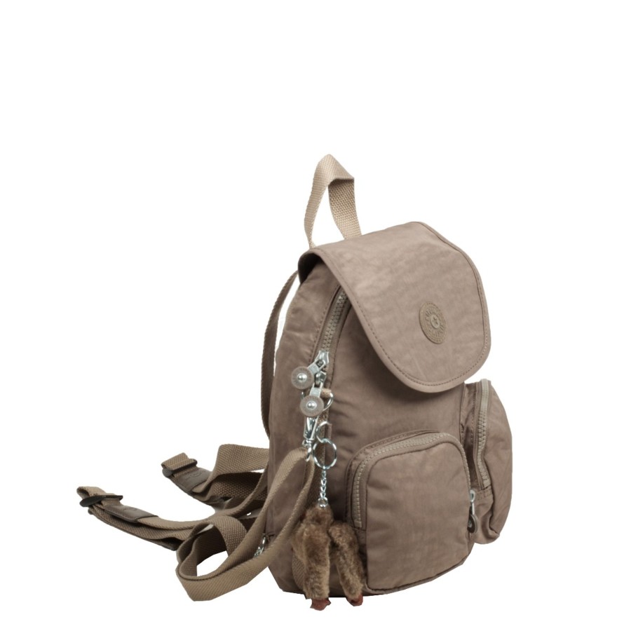 Femme Kipling Sac A Dos | Petit Sac A Dos Firefly Up Basic Kipling Beige