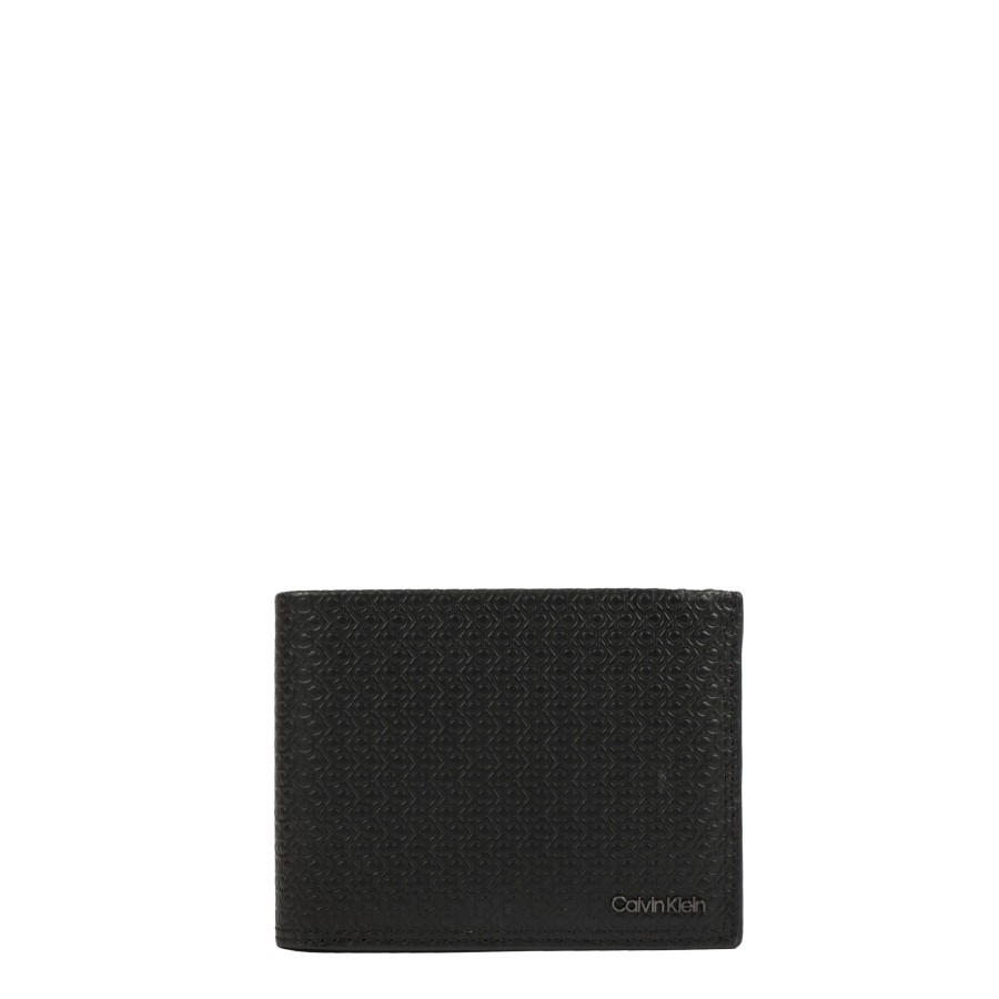 Homme Calvin Klein Portefeuille | Portefeuille Cuir Minimalism Calvin Klein