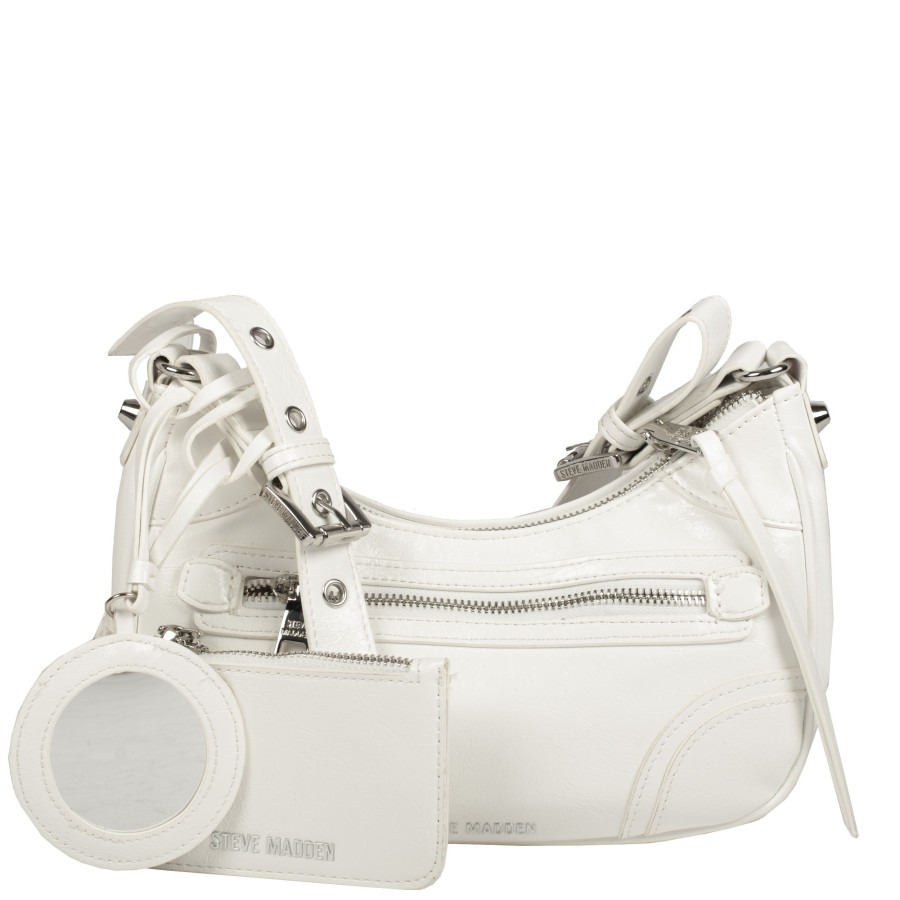 Femme Steve Madden Sac Porte Bandouliere / Porte Travers | Sac Travers Bests Steve Madden Blanc