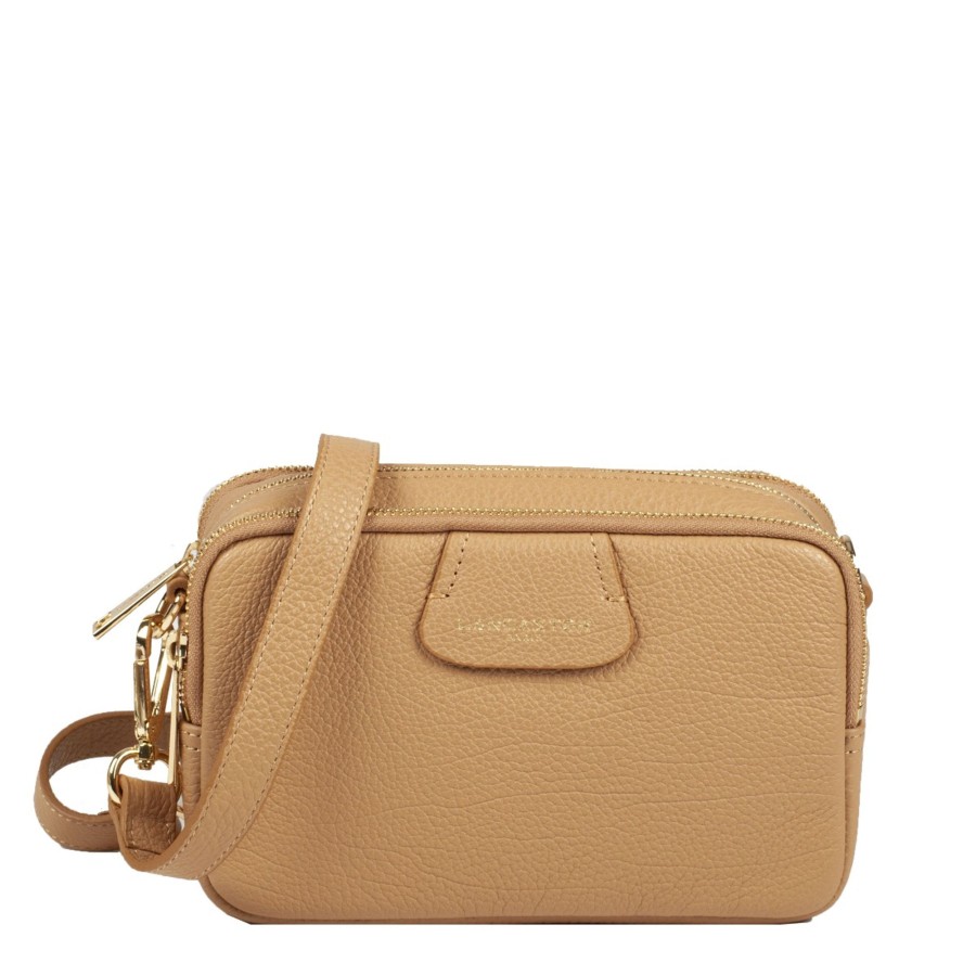 Femme Lancaster Sac Porte Epaule | Petit Sac Trotteur Dune