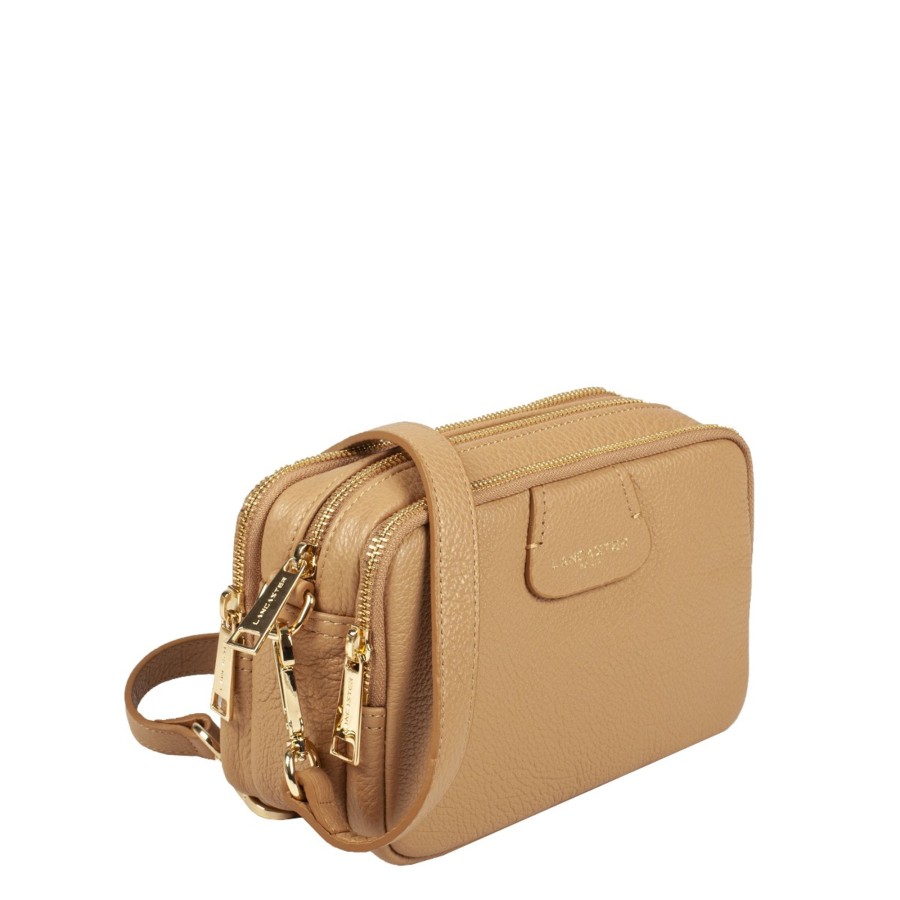 Femme Lancaster Sac Porte Epaule | Petit Sac Trotteur Dune