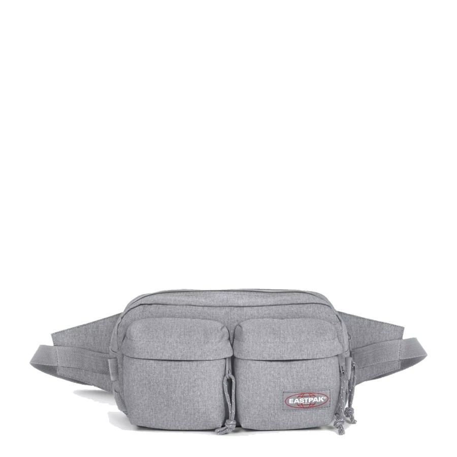 Femme Eastpak Banane | Banane Bumbag Double Eastpak Gris Sunday