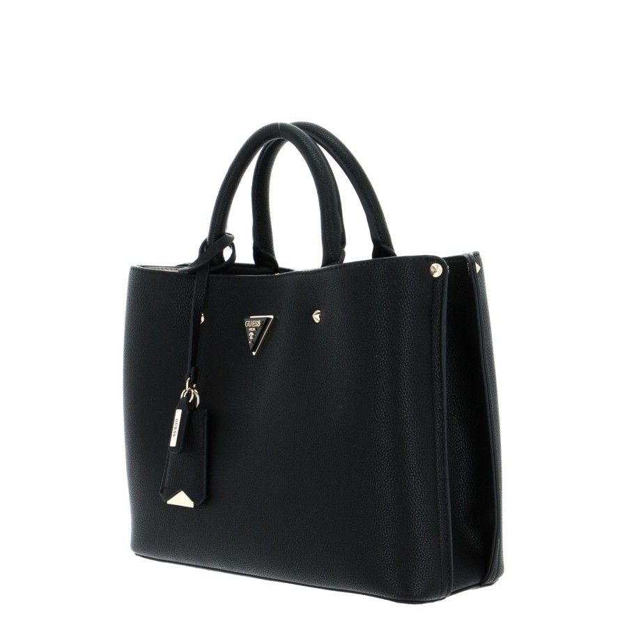 Femme Guess Sac Porte Main | Sac A Main Meridian Guess Noir