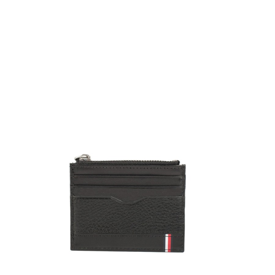 Homme Tommy Hilfiger Porte Cartes | Porte-Cartes En Cuir Th Central