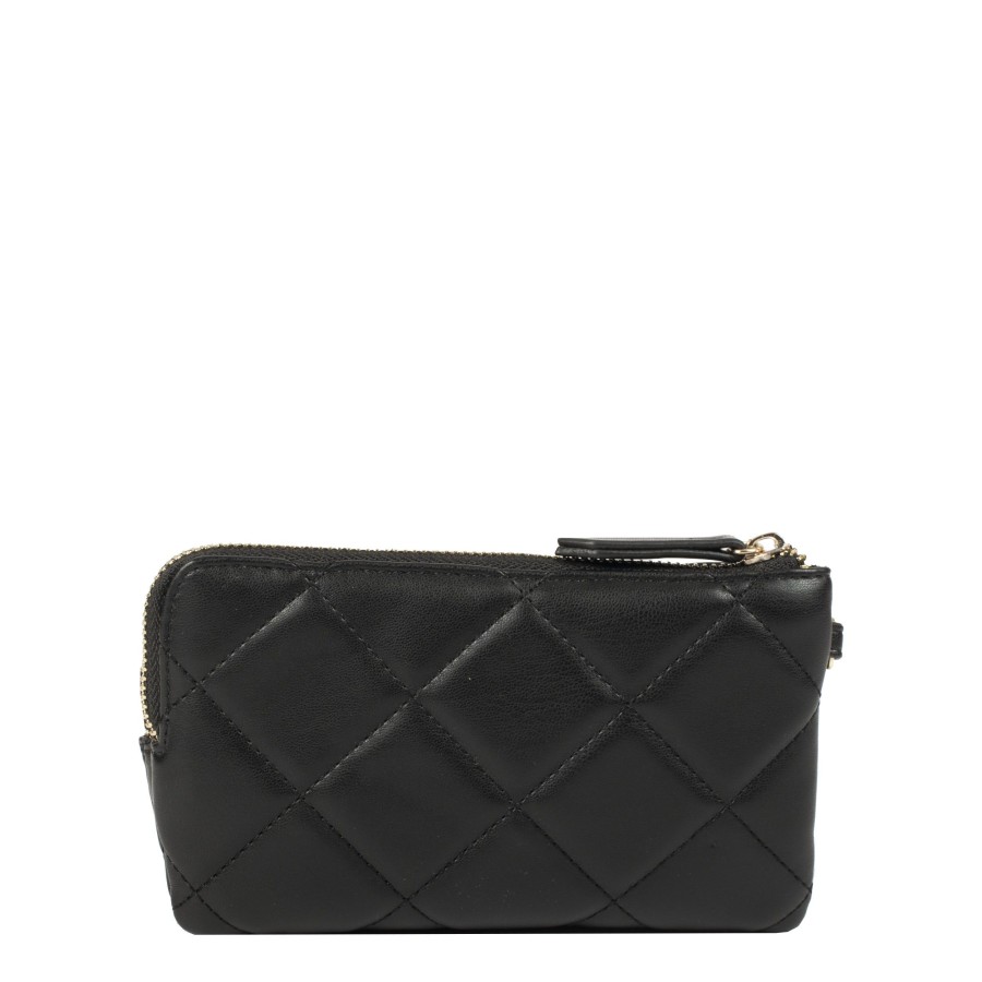 Femme Valentino Porte Monnaie | Porte Monnaie Double Ocarina Valentino Noir