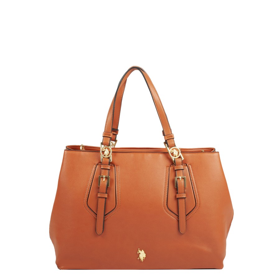 Femme Us Polo Sac Porte Main | Sac A Main Forest Us Polo Camel