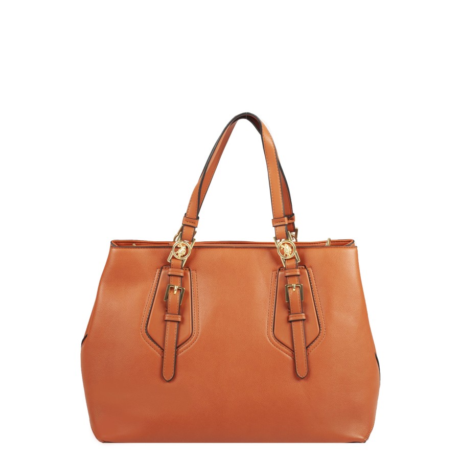 Femme Us Polo Sac Porte Main | Sac A Main Forest Us Polo Camel