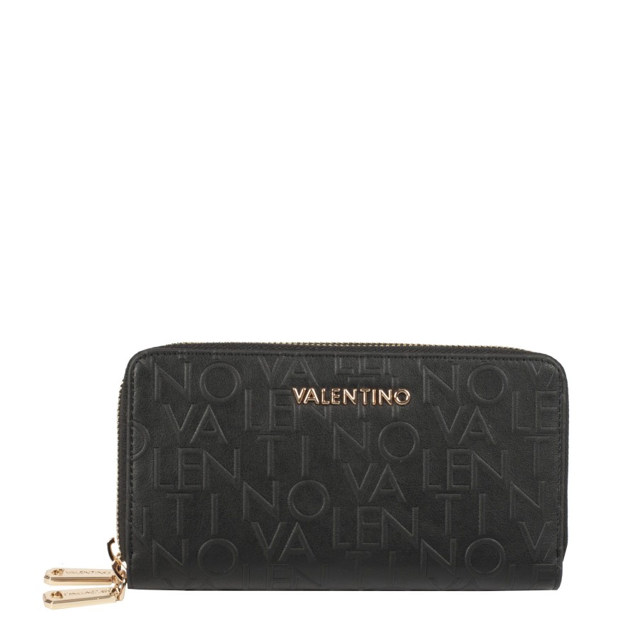 Femme Valentino Portefeuille | Compagnon Relax Valentino Noir