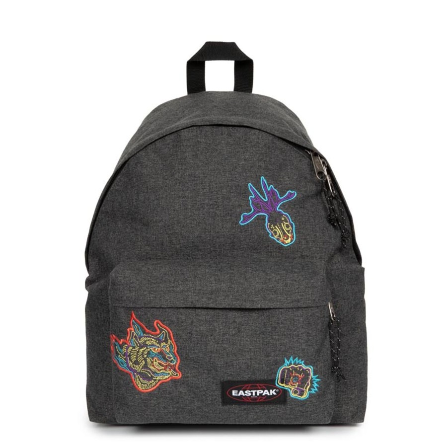 Scolaire Eastpak Sac A Dos | Sac A Dos Padded Pak'R Neon Rock Eastpak Neon Patches