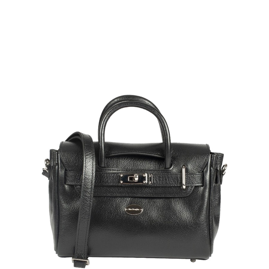 Femme Mac Douglas Sac Porte Main | Mini Sac A Main En Cuir Pyla Buni Mac Douglas Noir