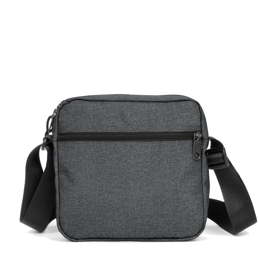 Femme Eastpak Sac Porte Bandouliere / Porte Travers | Sacoche The Bigger One Authentic Eastpak Black Denim