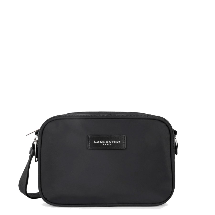 Femme Lancaster Sac Porte Epaule | Sac Travers Basic Vita Lancaster Noir