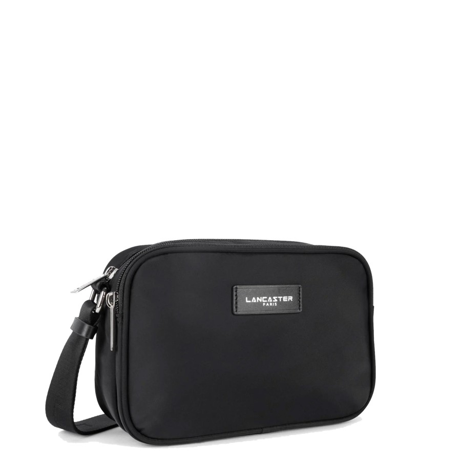 Femme Lancaster Sac Porte Epaule | Sac Travers Basic Vita Lancaster Noir