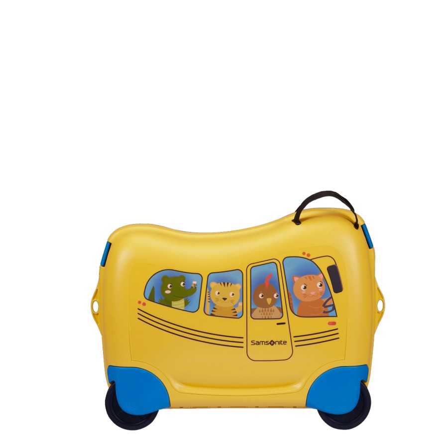 Bagages Samsonite Valise Enfant | Valise Enfant 4 Roues Dream2Go School Bus Samsonite Jaune