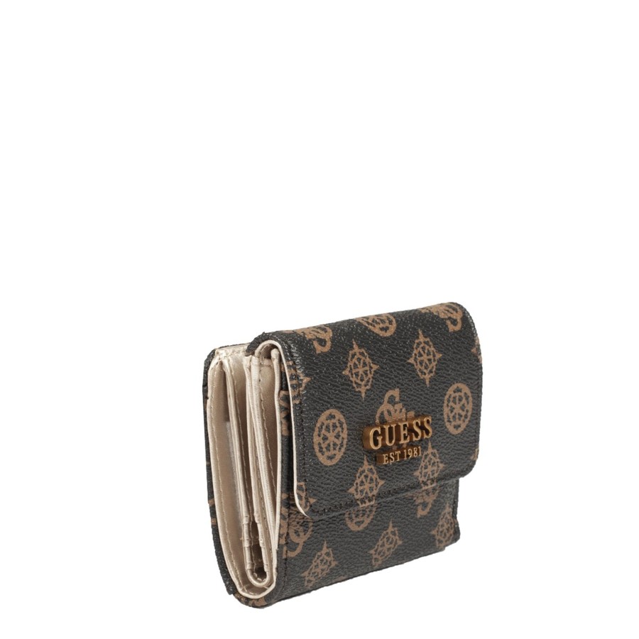 Femme Guess Porte Cartes | Petit Portefeuille Centre Stage