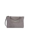 Femme Lancaster Sac Porte Bandouliere / Porte Travers | Petit Sac Travers Smart Kba Lancaster Gris