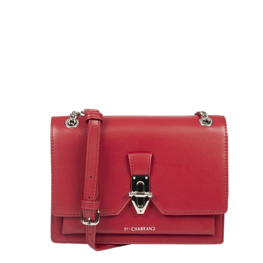 Femme Chabrand Sac Porte Bandouliere / Porte Travers | Sac Travers Rouge By Chabrand Chabrand