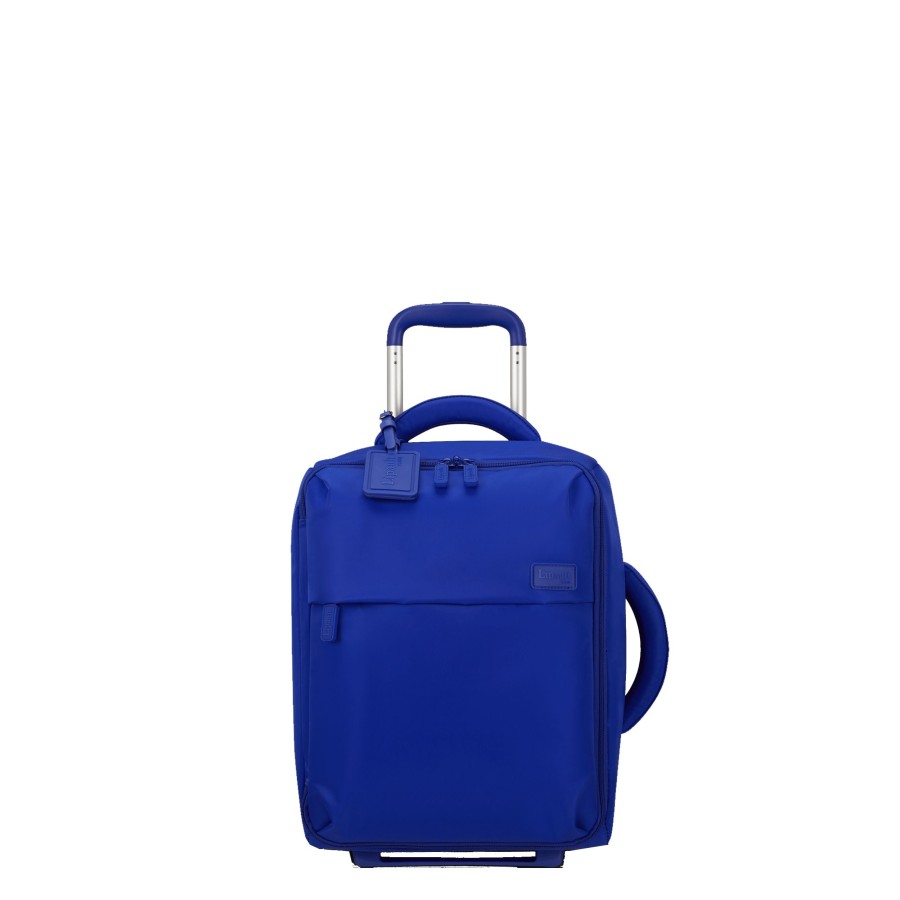 Bagages Lipault Valise 2 Roues Souple | Valise Cabine 45Cm A 2 Roues Foldable Plume Lipault Bleu