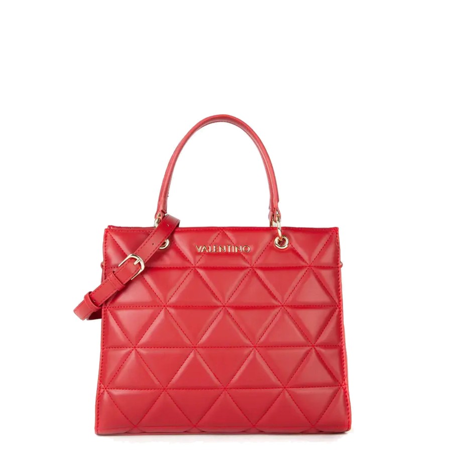 Femme Valentino Sac Porte Main | Sac A Main Carnaby Valentino Rouge