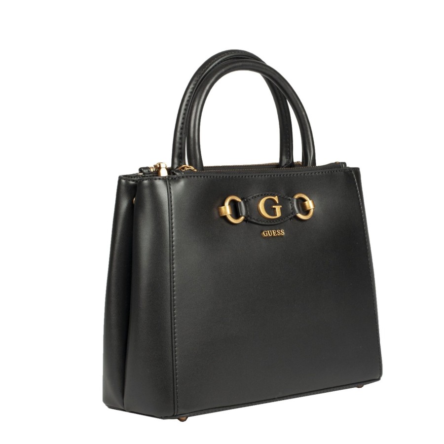 Femme Guess Sac Porte Main | Sac A Main Noir Izzy