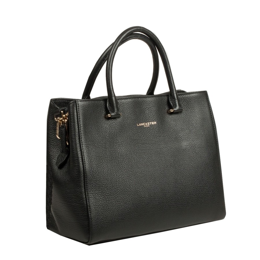 Femme Lancaster Sac Porte Main | Sac Shopping Cuir Dune