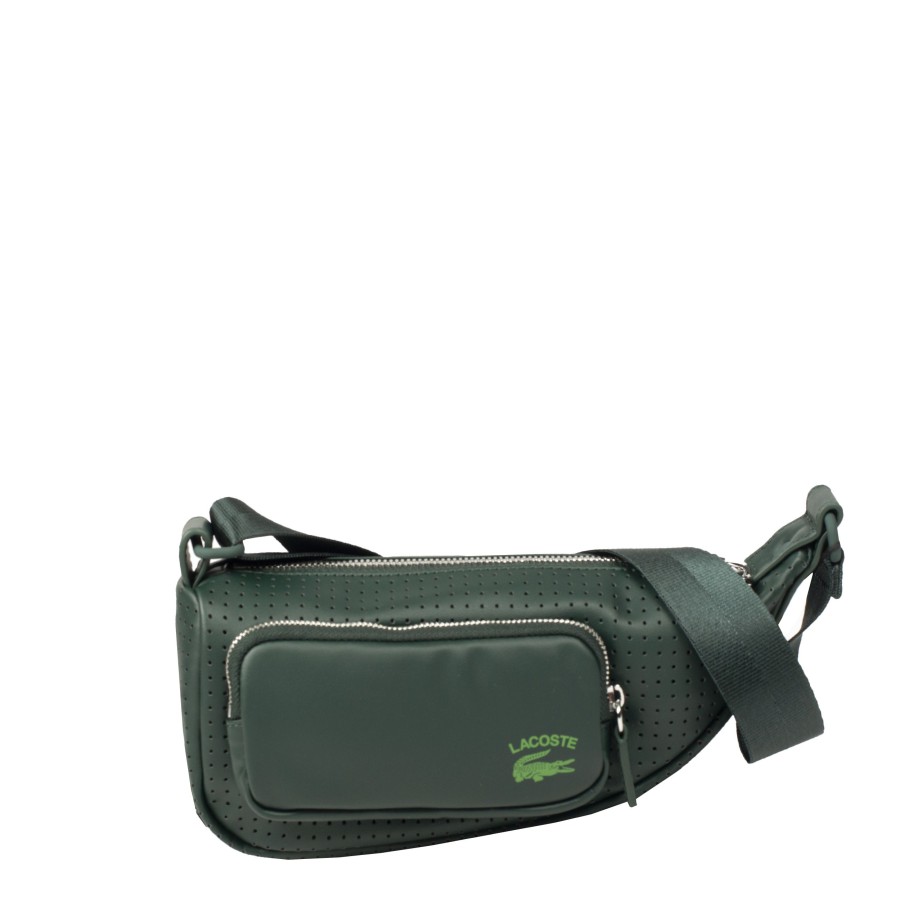 Femme Lacoste Sac Porte Bandouliere / Porte Travers | Sac Travers Sinople Alga Lacoste Vert