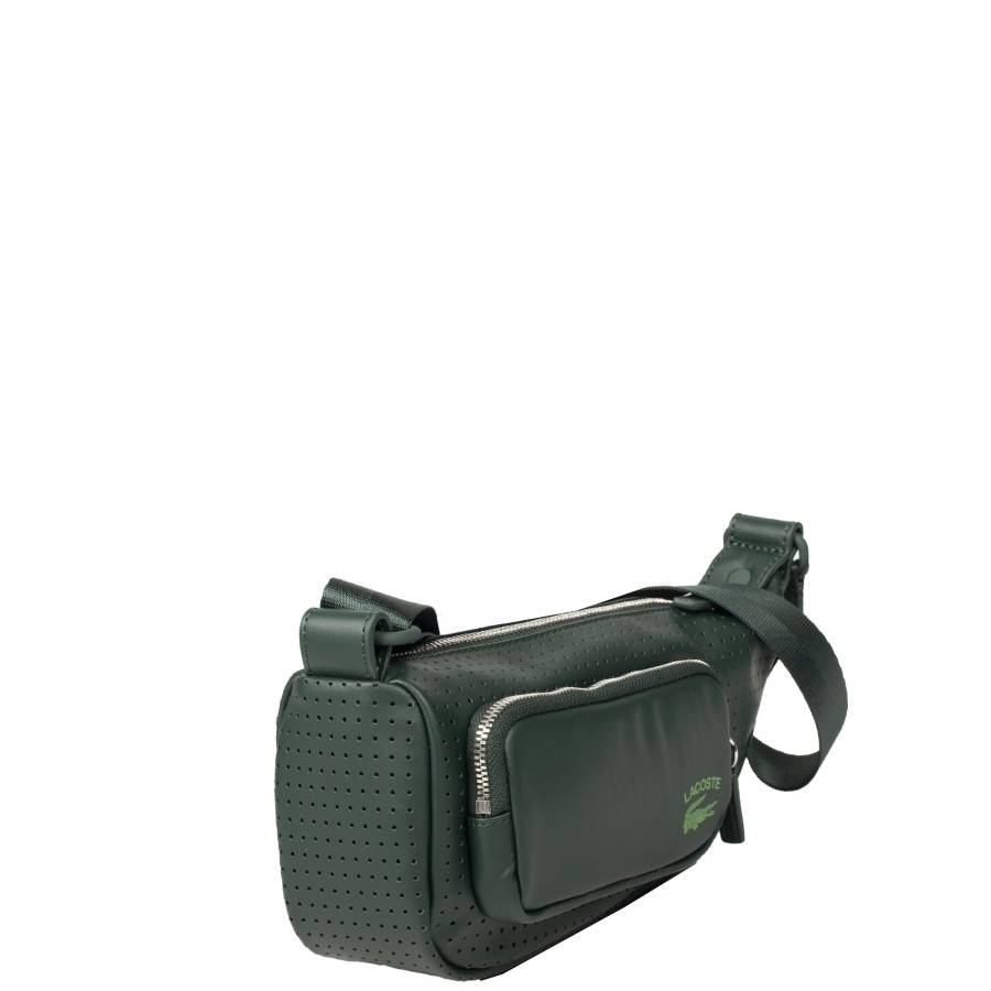 Femme Lacoste Sac Porte Bandouliere / Porte Travers | Sac Travers Sinople Alga Lacoste Vert