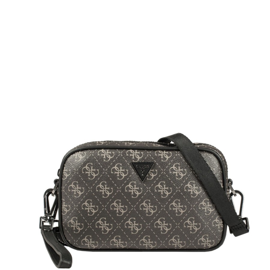 Homme Guess Sacoche Bandouliere | Pochette Sacoche Vezzola Noir