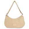 Femme Lancaster Sac Porte Epaule | Sac Besace Basic Vita Lancaster Sable