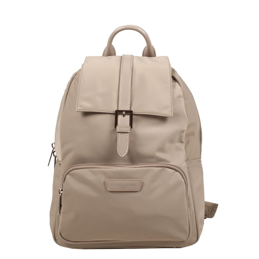 Femme Lancaster Sac A Dos | Sac A Dos Basic Verni Lancaster Galet