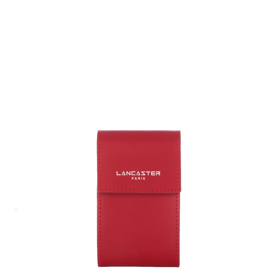 Femme Lancaster Porte Clefs | Porte Clefs En Cuir Smooth Lancaster Rouge