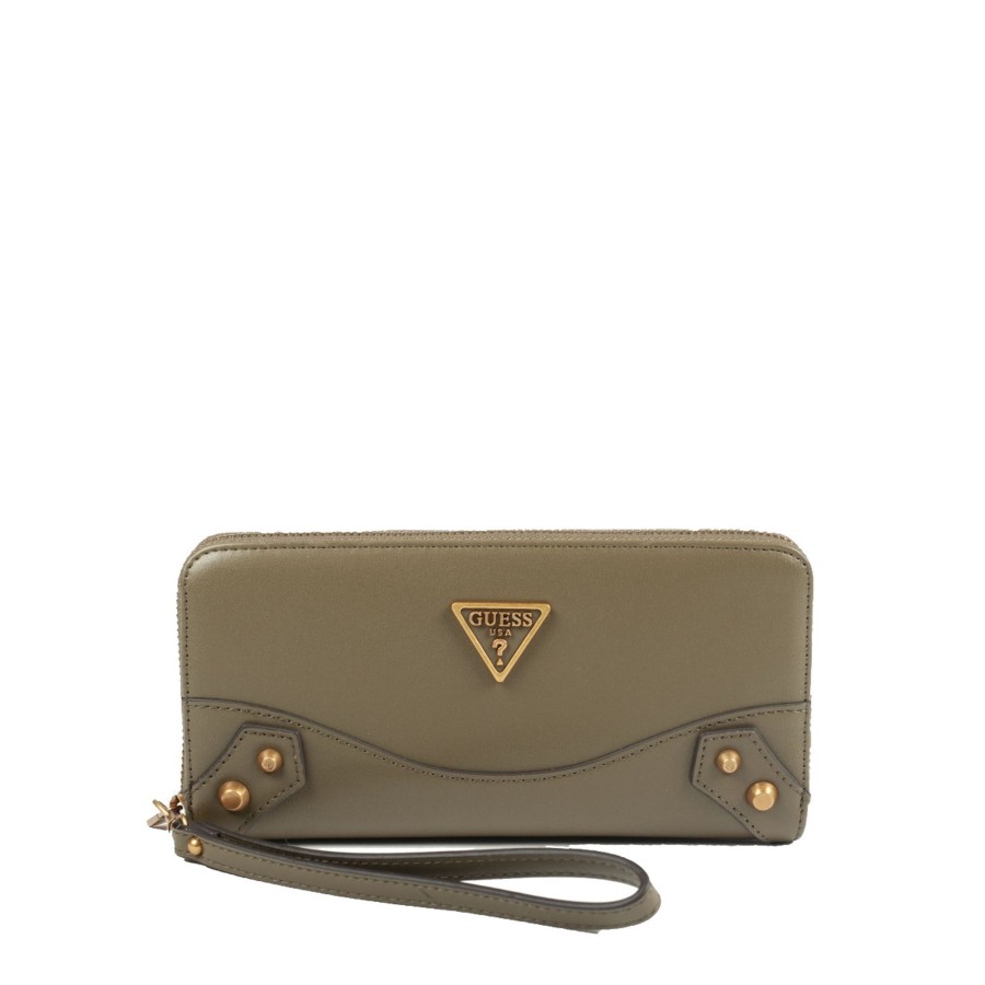 Femme Guess Portefeuille | Compagnon Olive Amantea