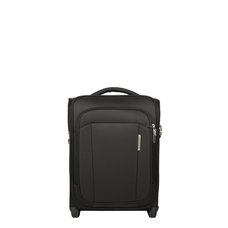 Bagages Samsonite Valise 2 Roues Souple | Valise Underseater Easyjet 45Cm Respark Samsonite Noir