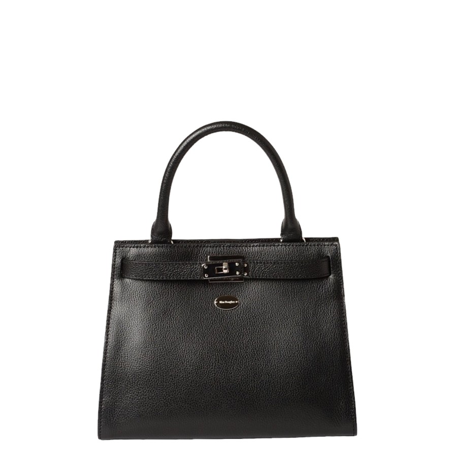 Femme Mac Douglas Sac Porte Main | Sac En Cuir Temple S Buni Mac Douglas Noir