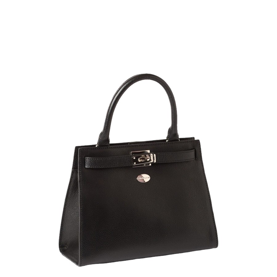 Femme Mac Douglas Sac Porte Main | Sac En Cuir Temple S Buni Mac Douglas Noir