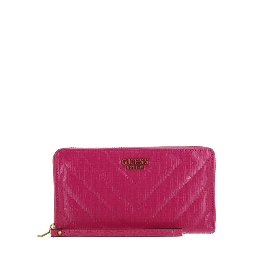 Femme Guess Portefeuille | Compagnon Jania Guess Rose