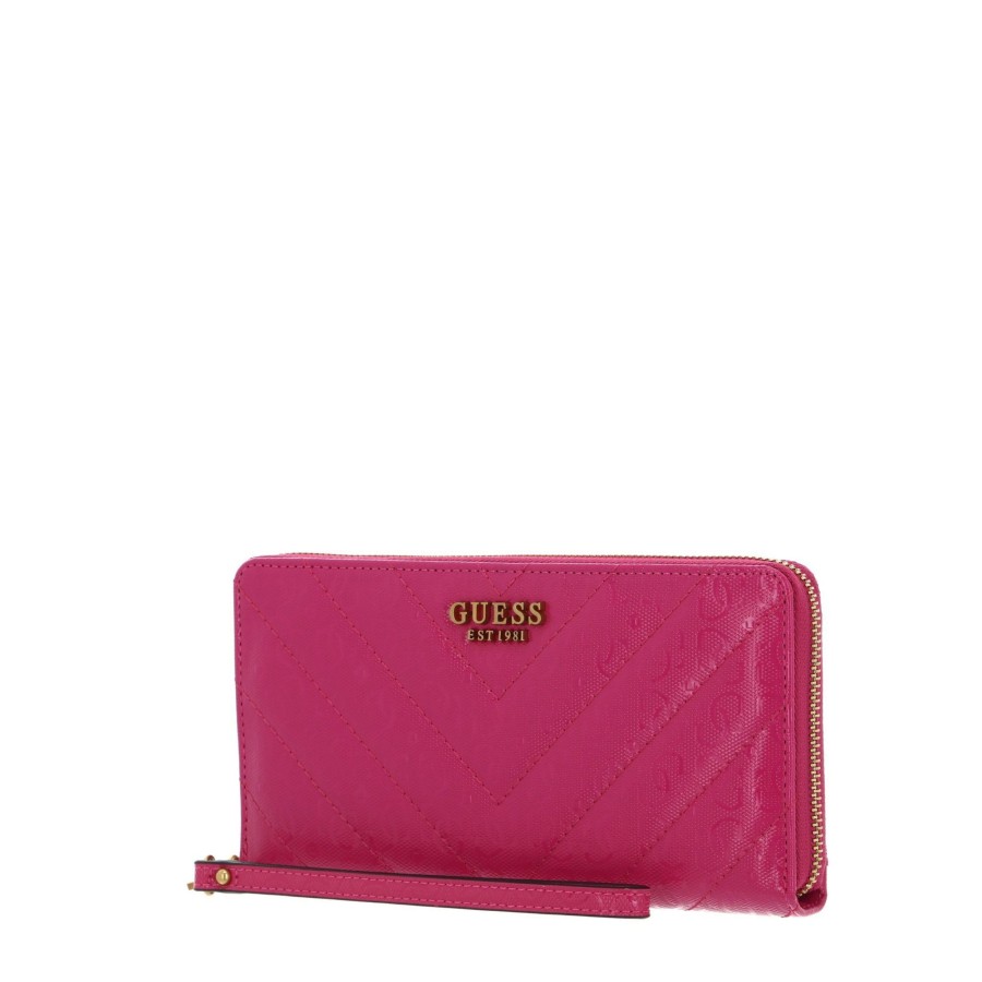 Femme Guess Portefeuille | Compagnon Jania Guess Rose